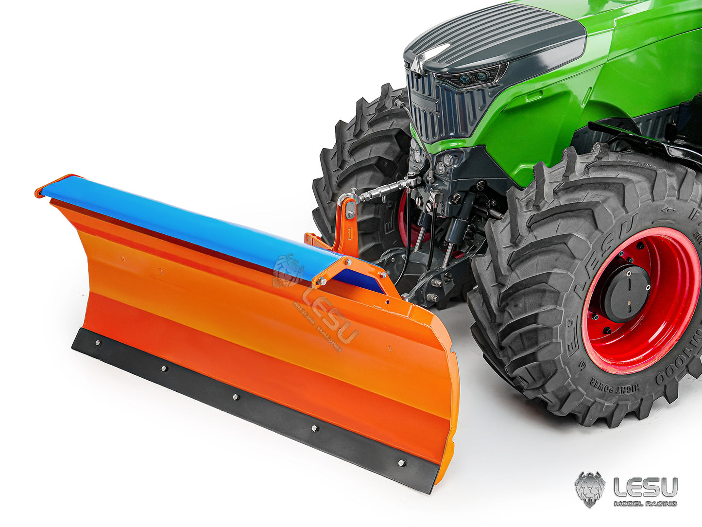 Metal Snow Shovel Manual Quick Release seat Coupler for A0018 LESU 1/14 RC Hydraulic 1050 Agricultural Truck A0018 DIY Model Parts