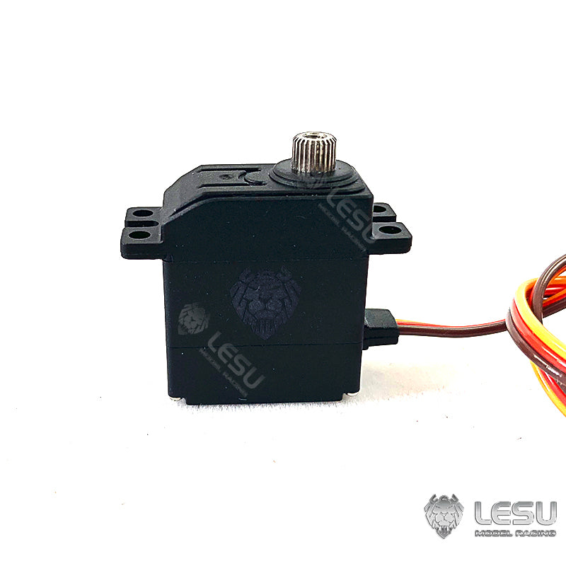 LESU RC Truck Spare Parts 12g 14kg Metal Gear Servo for 1/14 Customized Tractor Truck DIY Radio Controlled Trailer Dumper