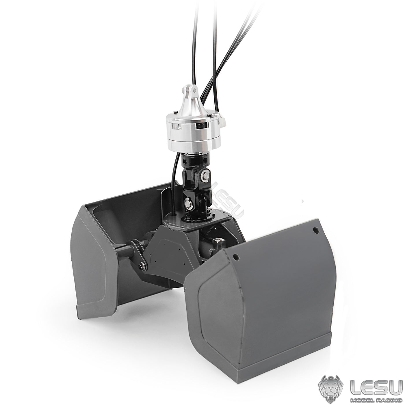 270?? Rotating LESU Metal Clamshell Bucket for DIY 1/14 RC Hydraulic Crane of Excavator Dumper Remote Control Tractor Truck