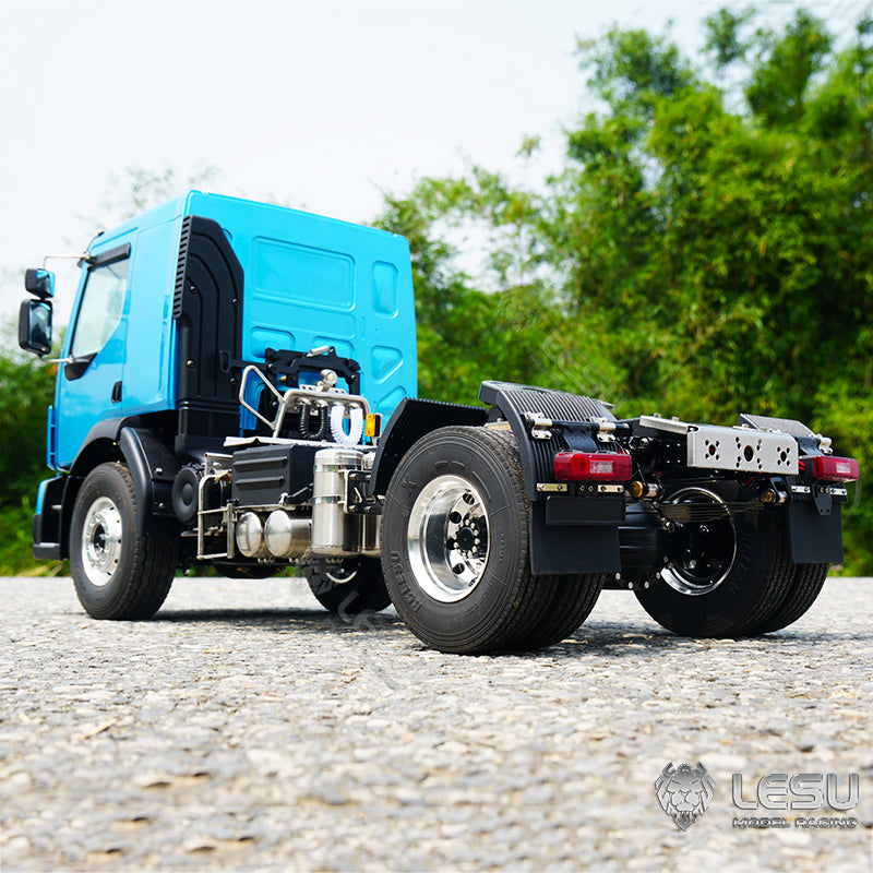 LESU Z0029 1/14 Metal 4x4/4x2 RC Tractor Truck with 2Speed Transmission Light Sound System for Construction Vehicle Enthusiast
