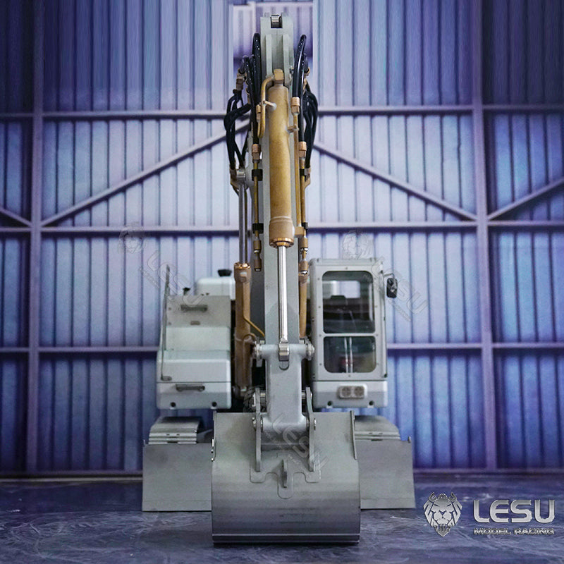 LESU 1/14 Metal RC Hydraulic Excavator Kits Aoue ET26L DIY Model Pump Valve ESC GPS Remote Control Construction Vehicles