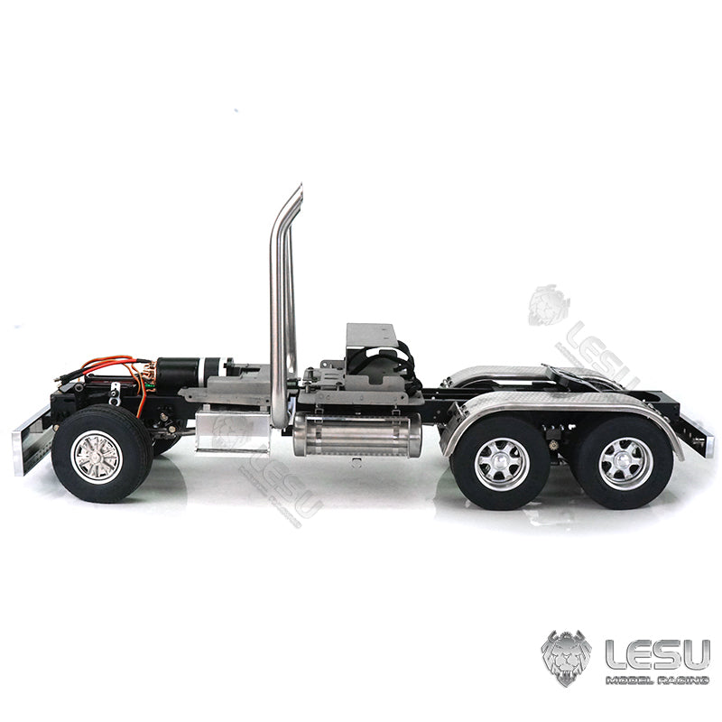 LESU 1/14 Scale Metal 6*6 Chassis for Remote Controlled Tractor Truck Motor Servo DIY Model W/O Battery Charger ESC