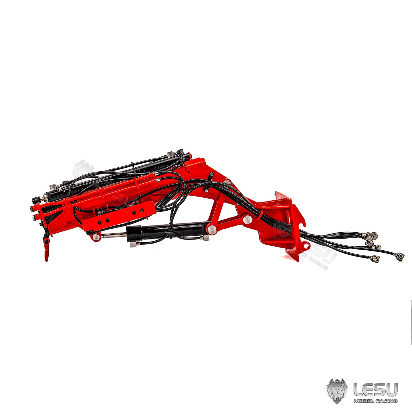 Metal Hydraulic Forklift Jib Arm for LESU 1/14 Heavy Forklift Aoue LD160S Remote Control Construction Vehicles Upgraded Parts