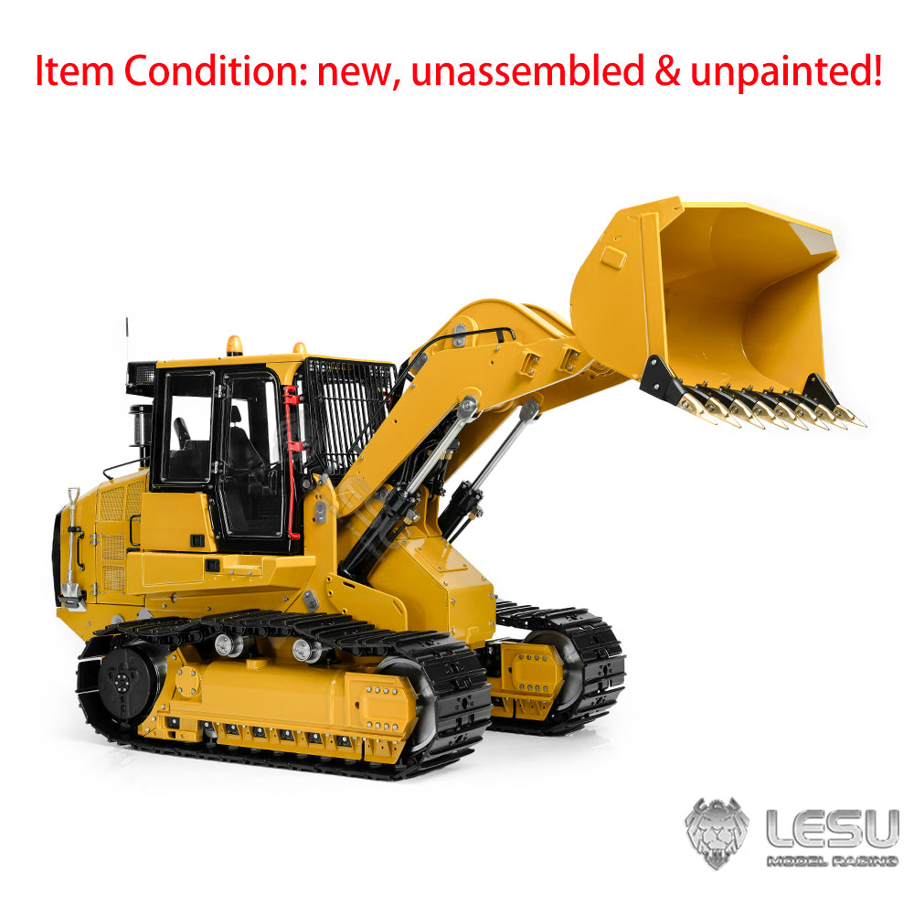 #Metal LESU 1/14 Hydraulic Remote Control Tracked 973K Loader Black Tracks RC Vehicle Standard Edition Unassembled Model
