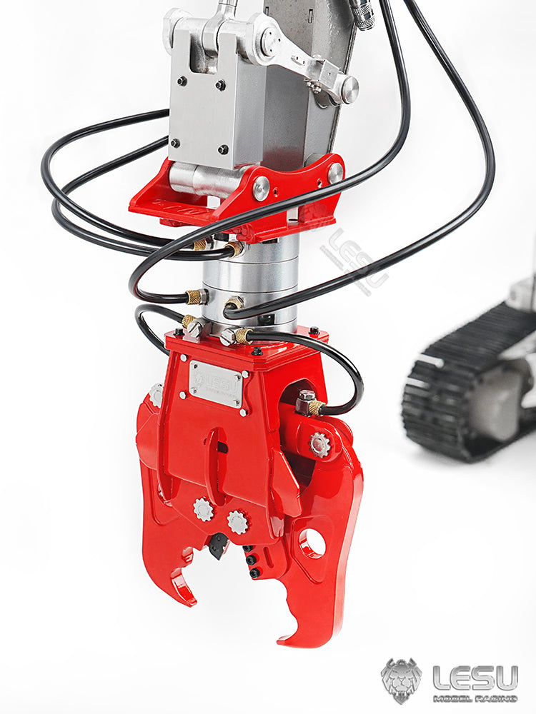 Metal Hydraulic Clamp Shear 270 Degree Rotatable for LESU 1/14 RC Hydraulic Excavator Remote Control Digger Vehicle Model Parts