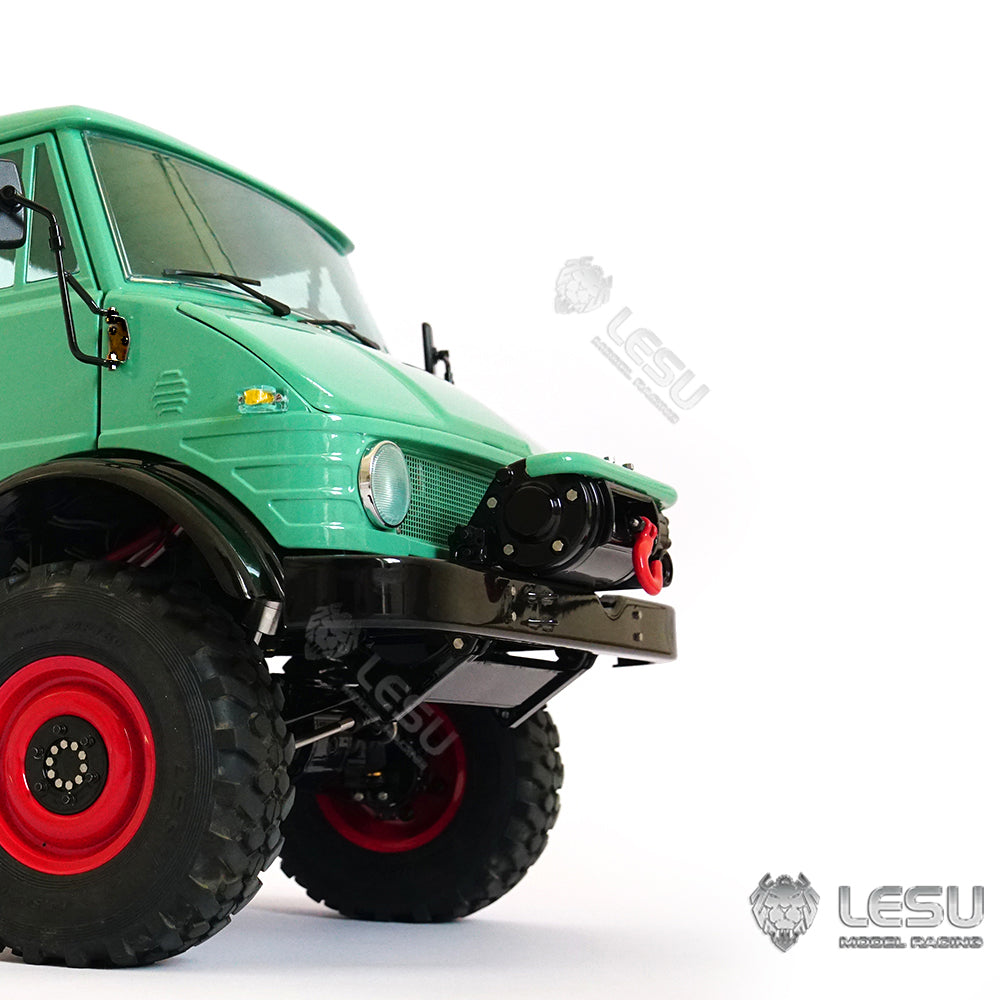 LESU 1/10 Scale RC Off-Road Truck for 4x4 U406 Remote Controlled Car Model Attachments Tyre Wheel Hub Electric Winch Battery Box