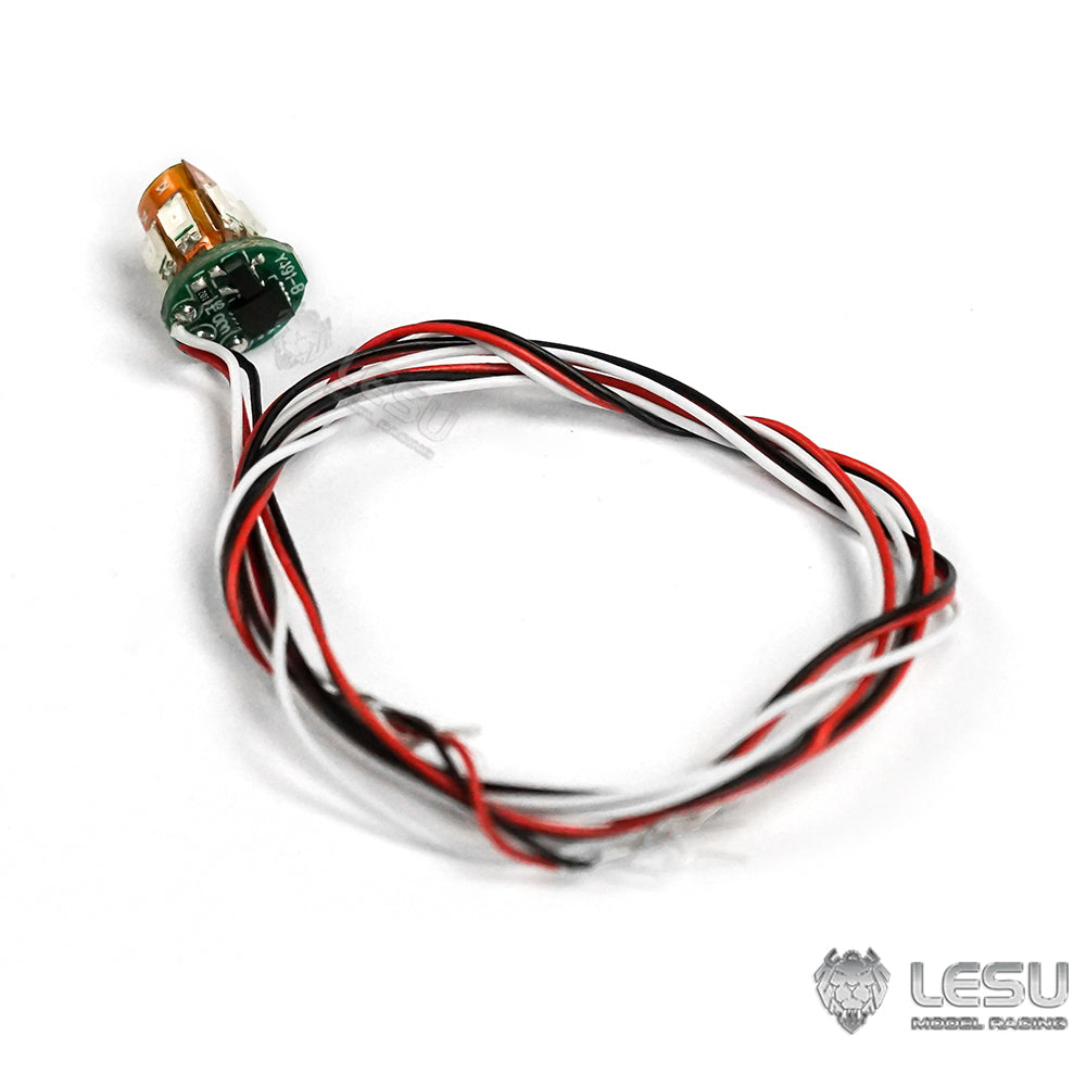 IN Stock LESU Universal Spare Part Rotating Warning Light DIY Suitable for RC Tractor Truck Radio Controlled Dumper Trailer Cars