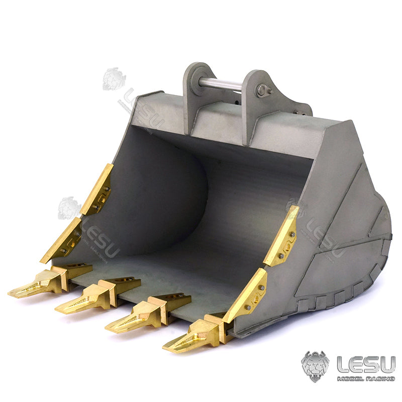 LESU C374F 1/14 Metal Hydraulic RC Excavator B0001 Remote Control Heavy Digger with Hobbywing Brushless ESC 6CH Reversing Valve Light System