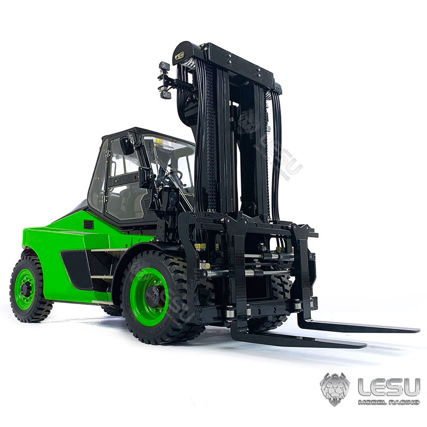 LESU 1/14 RC Hydraulic Forklift Aoue-LD160S Remote Control Cars Model Light Sound Motor ESC W/O Battery Charger Radio