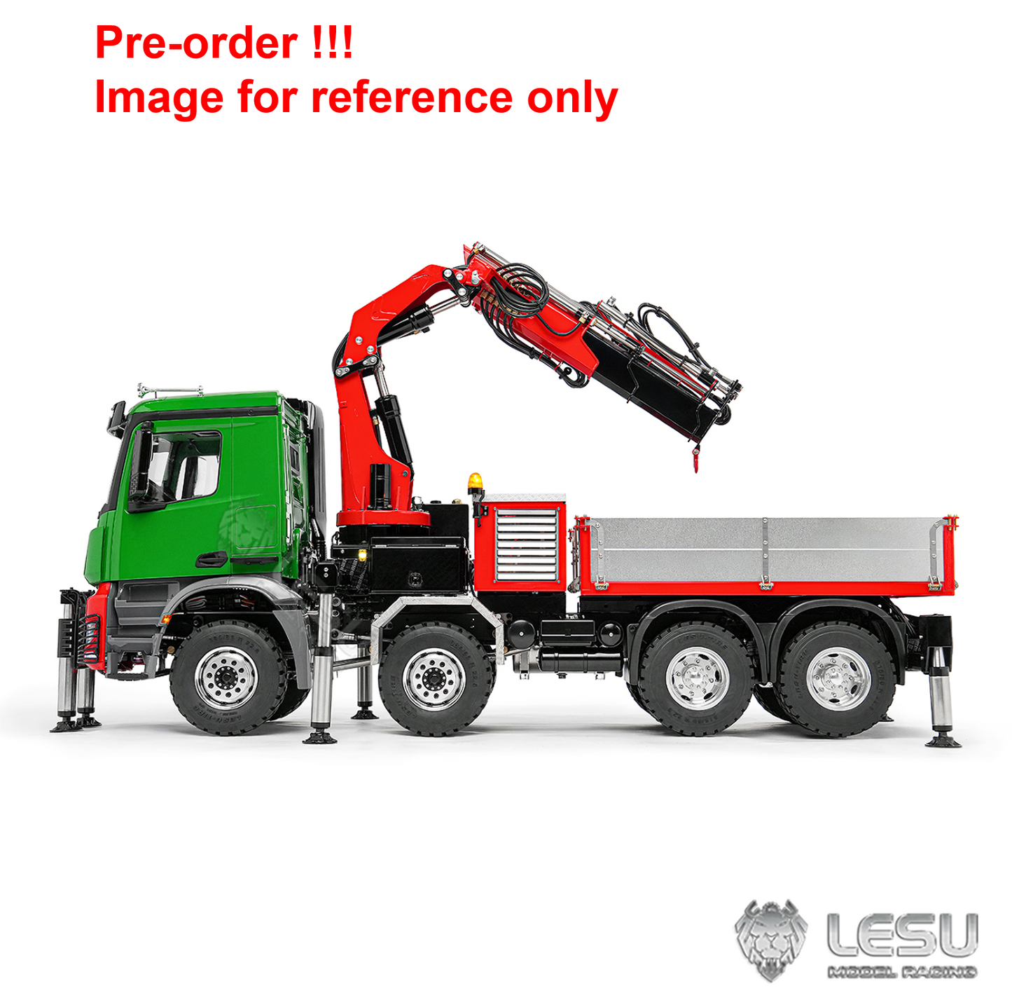 New Pre-Order Deposit 1/14 8x8 Crane Truck Remote Control Lorry