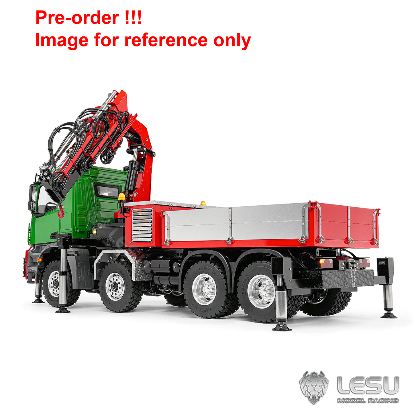 New Pre-Order Deposit 1/14 8x8 Crane Truck Remote Control Lorry
