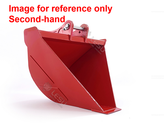 Fast Free Shipping Second Hand US Stock Trapezoid Narrow Bucket Metal for 1/14 LESU RC Hydraulic ET35 Excavator Parts