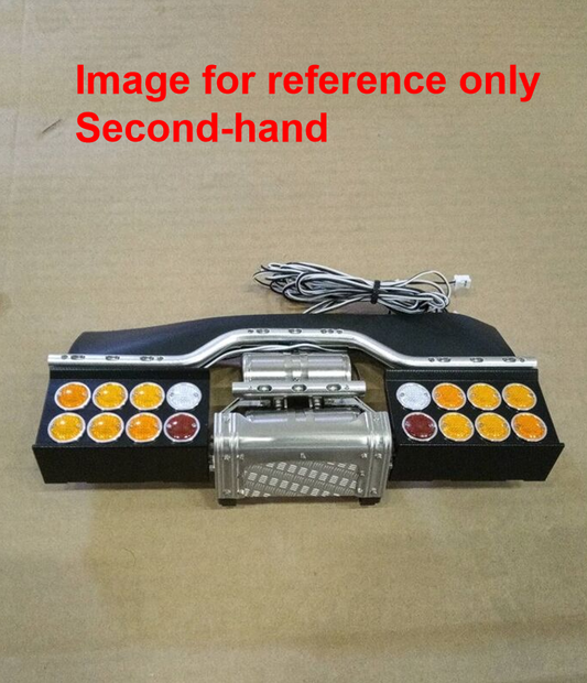 Fast Free Shipping Second Hand EU Stock LESU Metal Rear Beam Taillight for 1/14 RC TAMIYA R620 R470 Tractor Truck