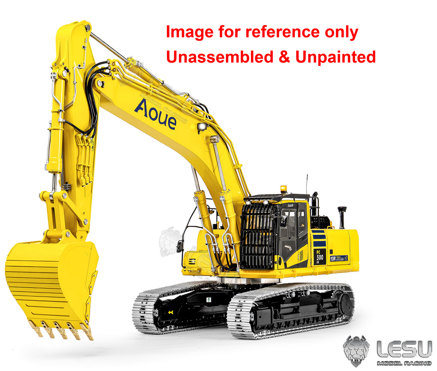 LESU Aoue PC500 1/14 Metal RC Hydraulic Tracked Excavator KIT Painted RC Digger 7Ways Valve 3-4MPA Pump Light DIY Model