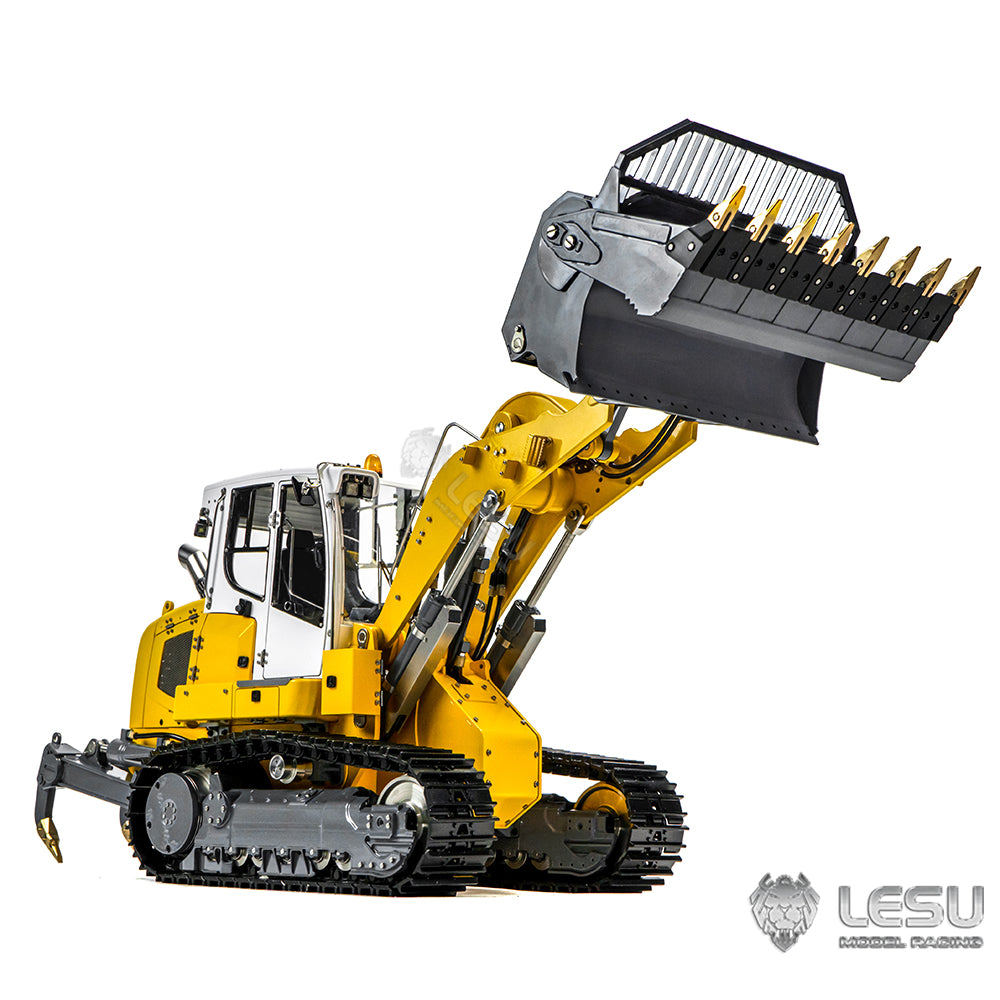 LESU LR636 1/14 Metal Hydraulic RC Loader B0014 with 4CH Reversing Valve Rear Lifting Hook Decal for Engineering Vehicle Enthusiast