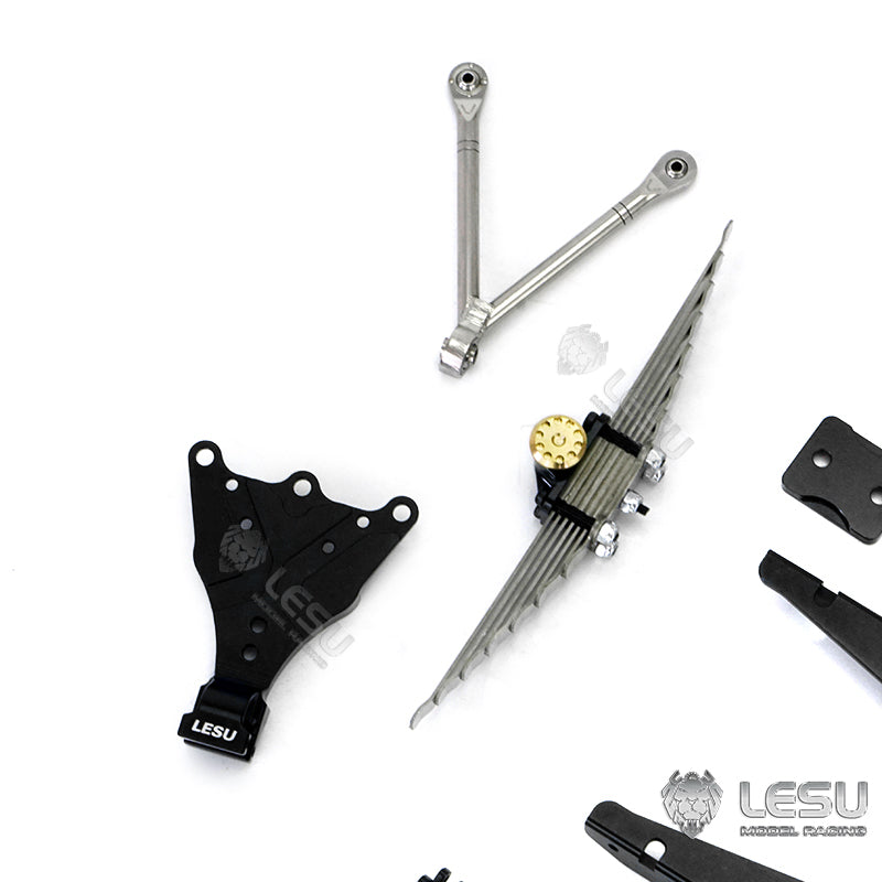 Metal Rear Suspension Set for LESU 1/14 Scale Radio Controlled Truck Axles Model Car Spare Parts Replacements Accessories