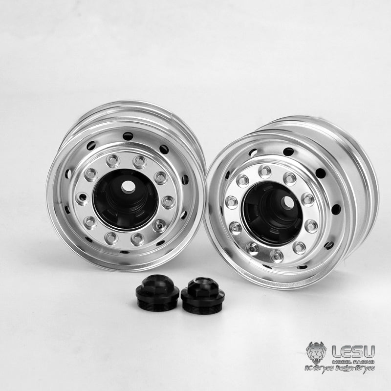 1/14 LESU Wide Metal Wheel Hub RC DIY Spare Part Suitable for Radio Controlled American FH12 FH16 RC Tractor Truck Cars