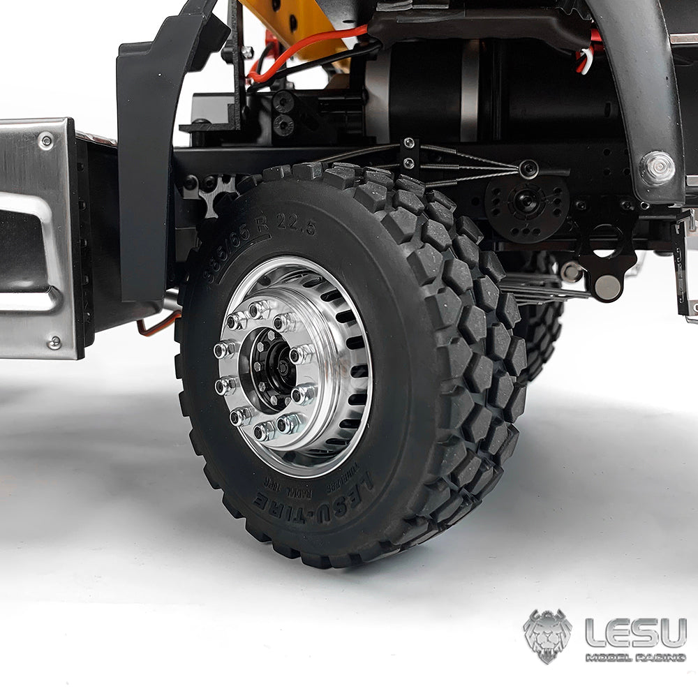 LESU Metal Wheel Hubs Hexagon Bearing Brake Drum Suitable for 1/14 RC Car Remote Control Dumper Tipper Truck Spare Part