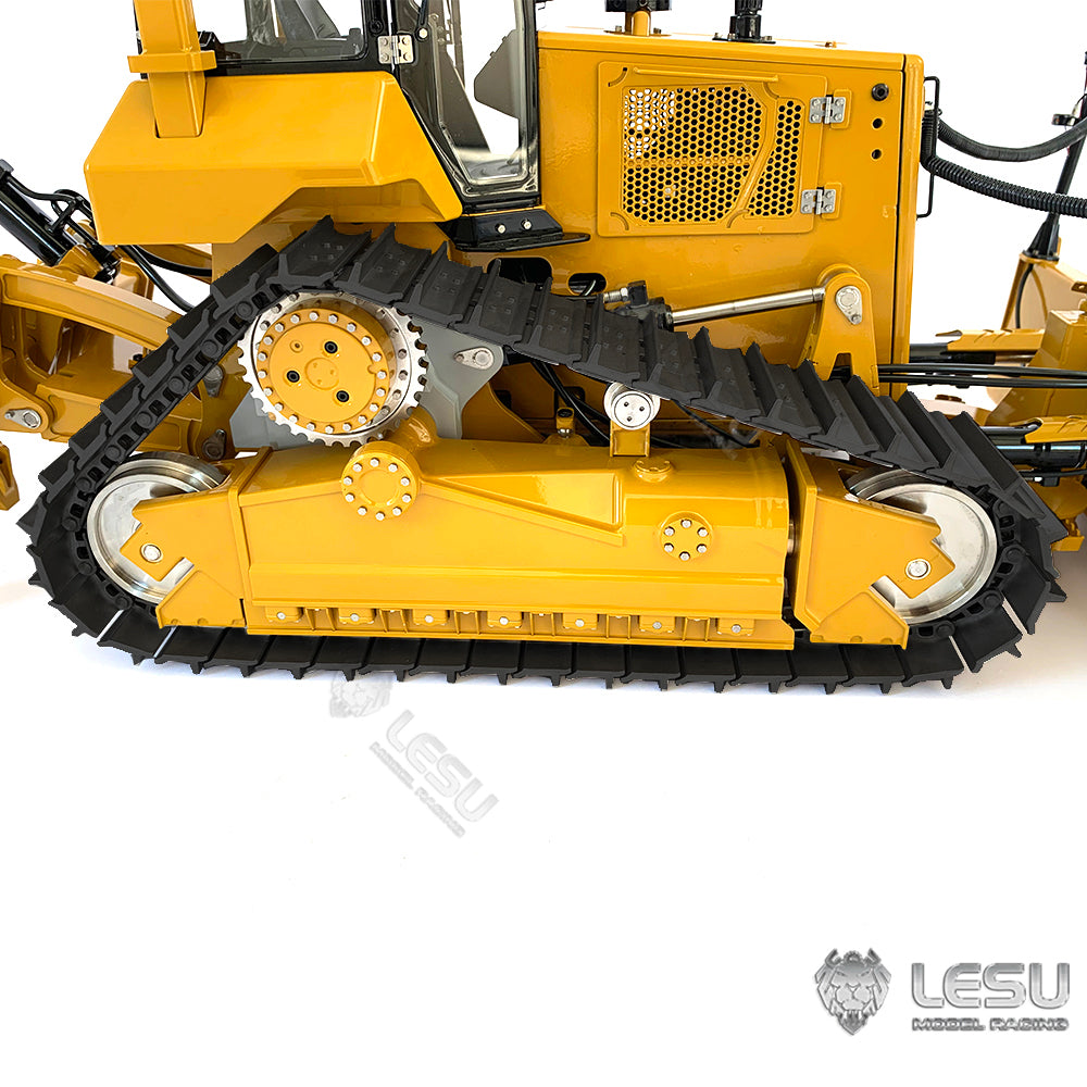 LESU 1/14 RTR RC Painted Assembled Hydraulic Model Aoue-DT60 Crawler Dozer Bulldozer W/ Light Sound Motor ESC PL18EV Controller