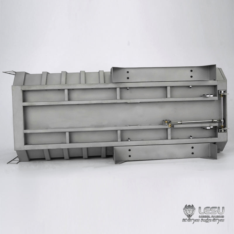 LESU Metal Car Bucket Dumper Box for DIY 1/14 Scale 8*8 Truck Construction Vehicle Model Spare Parts Replacements DIY