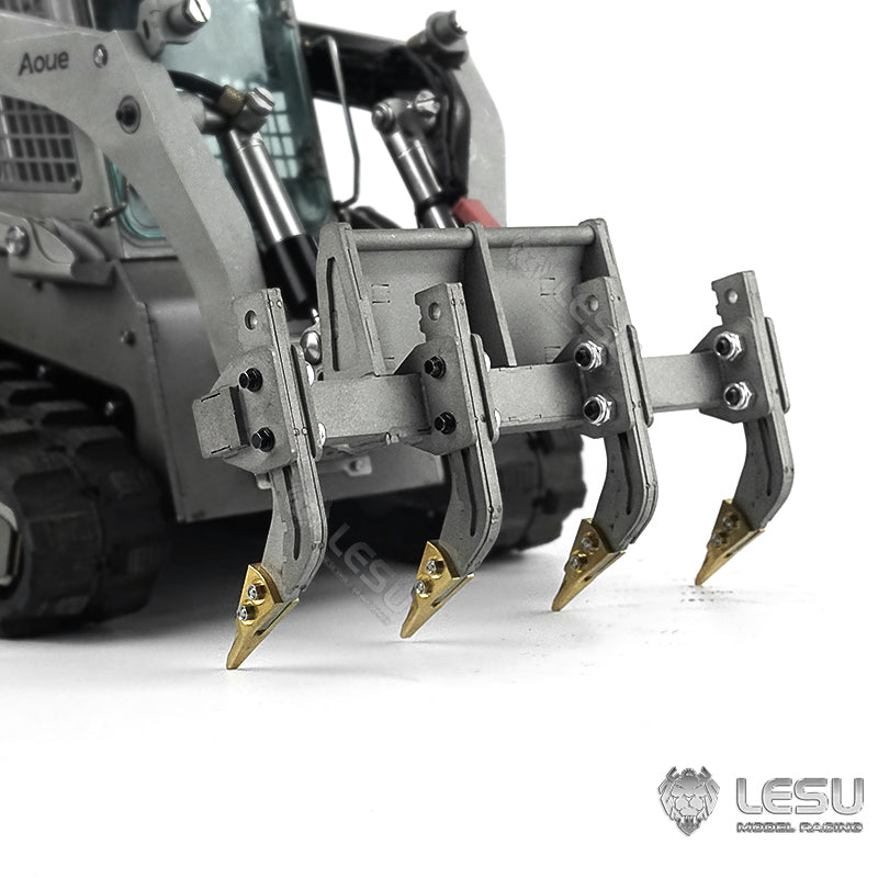 LESU Assembled 1/14 Scale Metal Aoue LT5H Wheeled Skid-Steer RC Hydraulic Loader Model W/ Sound Light System Motor ESC Servo