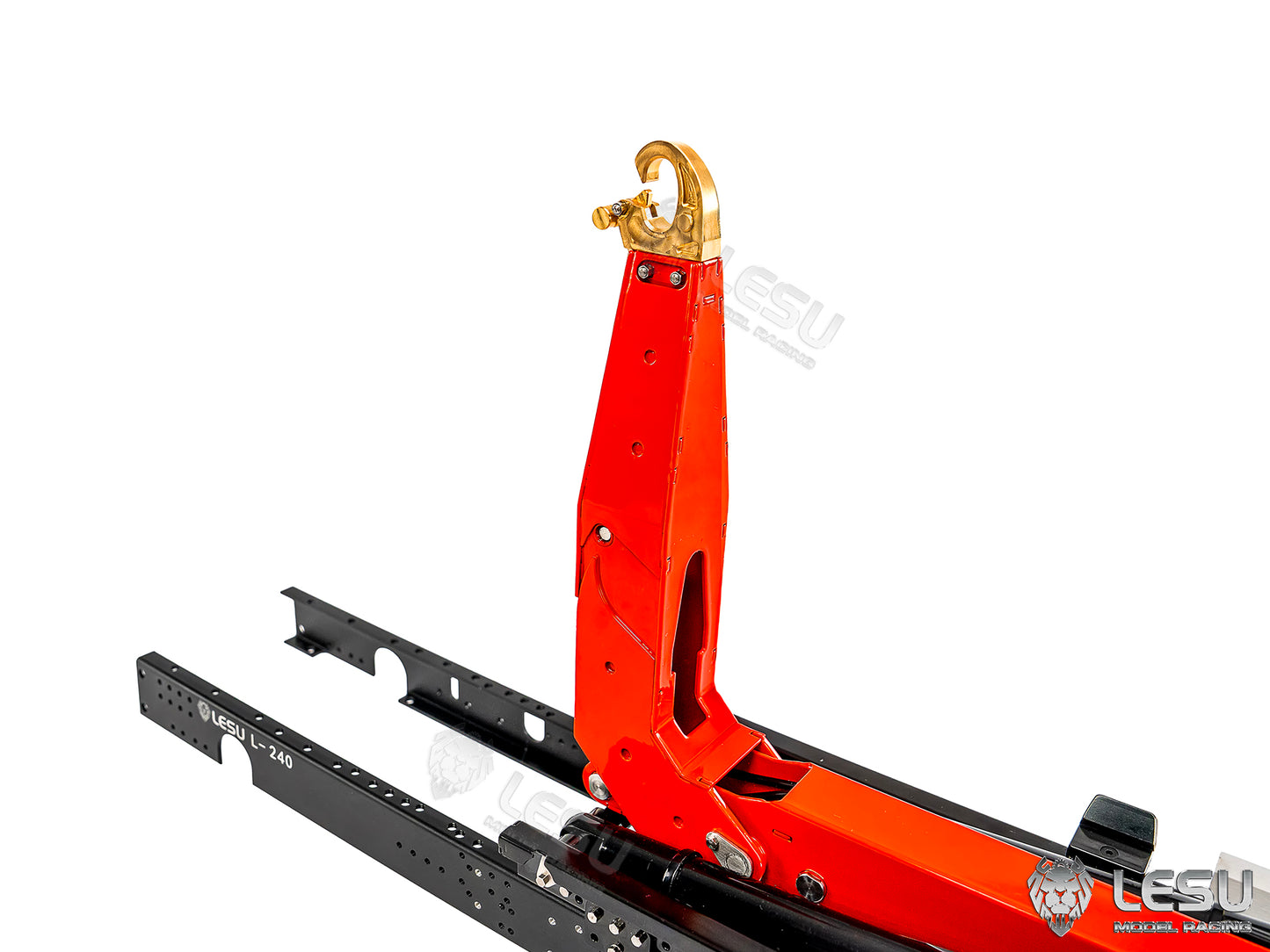 LESU Metal Foldable Roll On Off Dumper Set Suitable for 1/14 RC Hydraulic Full Dumper With 5TH Reversing Valve No Brush Motor