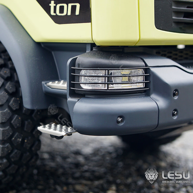 LESU 1/14 8x8 for Truck Hydraulic Radio Controlled Dumper Roll On/Off Tipper Construction Vehicle Model Sound Light System