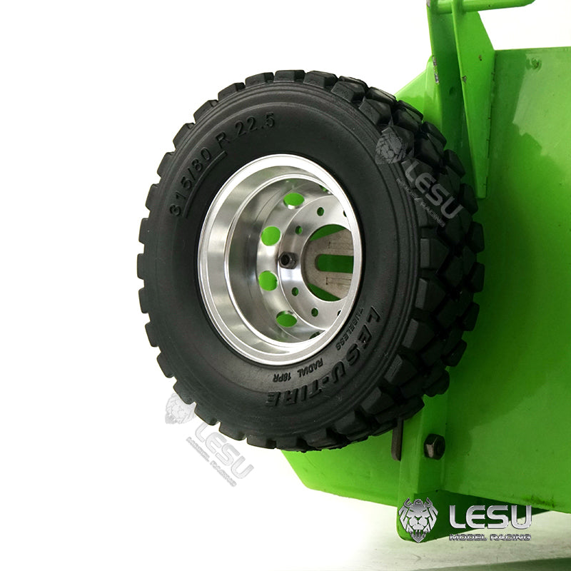 LESU Rubber Spare Wheel Tire for DIY 1/14 Remote Control Dumper Truck RC Tipper Car Model Vehicle Upgrade Accessories
