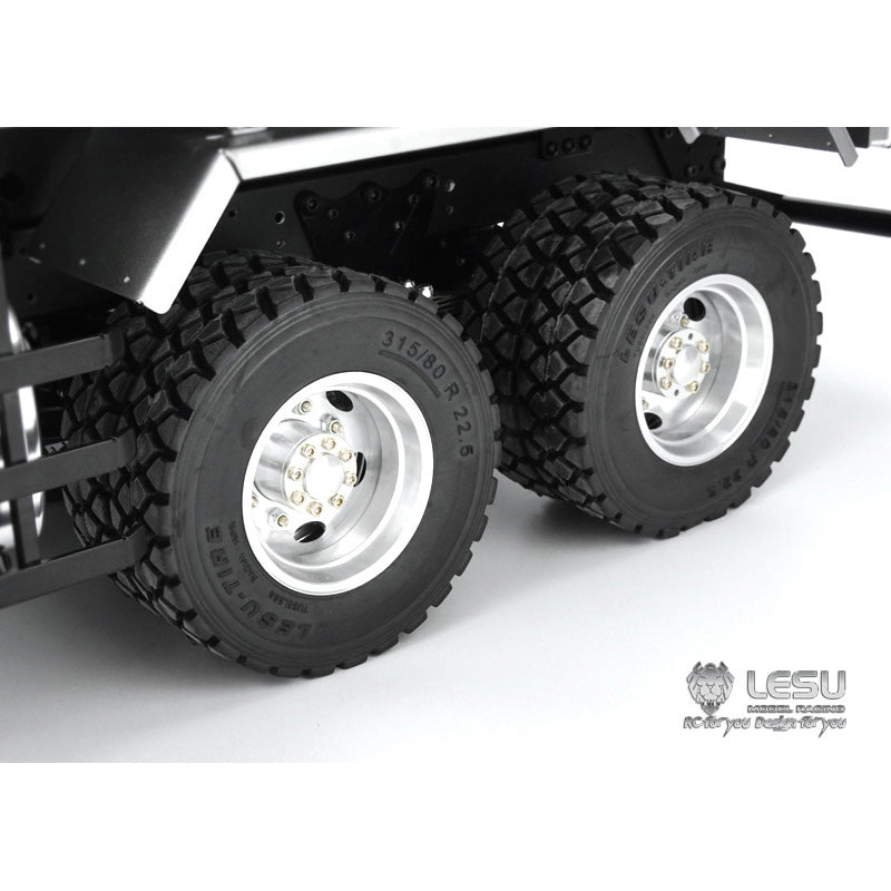 LESU 1/14 Scale 6x6 Hydraulic Dumper Tipper for Truck Car Model W/ ESC Motor Servo Light 3T Sound System W/O Radio Battery