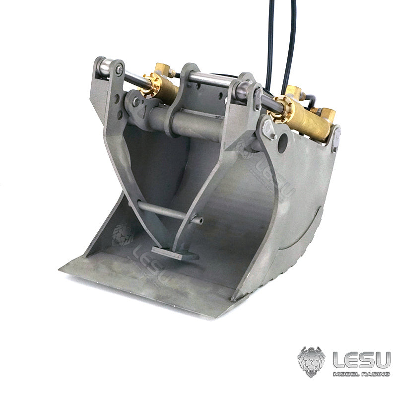 Metal Grab Bucket For 1/14 LESU RC Hydraulic Excavator Komatsu ET30H Aoue ET26