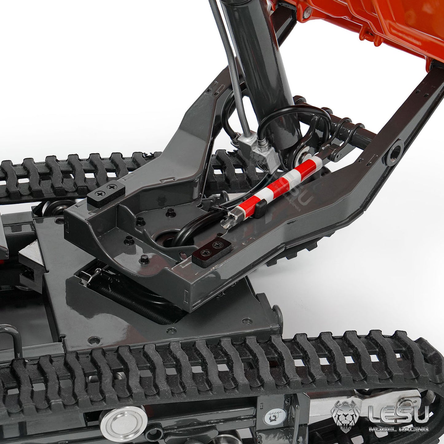 1/14 Hydraulic Remote Control Tracked Dumper KC300HR-5 Unpainted KIT LESU Metal RC Tipper Model Light Sound System No Battery