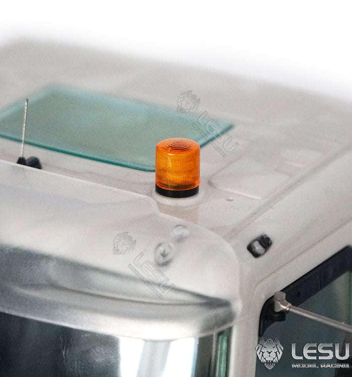 US STOCK LESU1 PairRC Model Part Rotating Warning Light A Suitable for TAMIYA RC 1/14 DIY Tractor Truck Radio Controlled Car Model