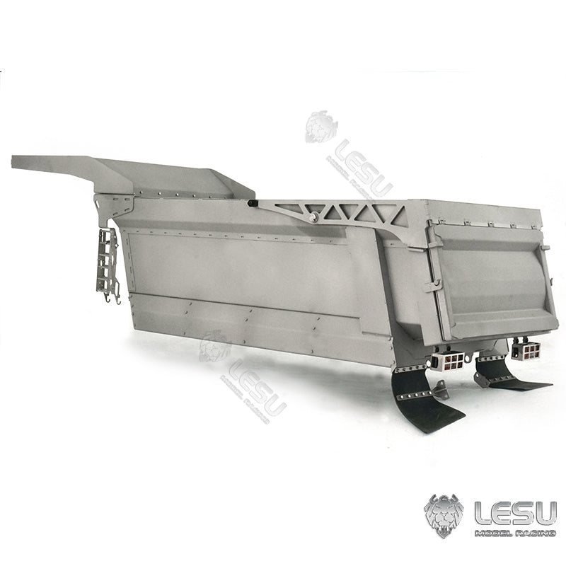 LESU Metal Car Bucket Dumper Box for DIY 1/14 Scale 8*8 Truck Construction Vehicle Model Spare Parts Replacements DIY