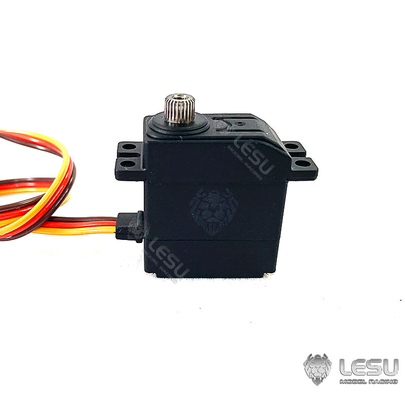 LESU RC Truck Spare Parts 12g 14kg Metal Gear Servo for 1/14 Customized Tractor Truck DIY Radio Controlled Trailer Dumper