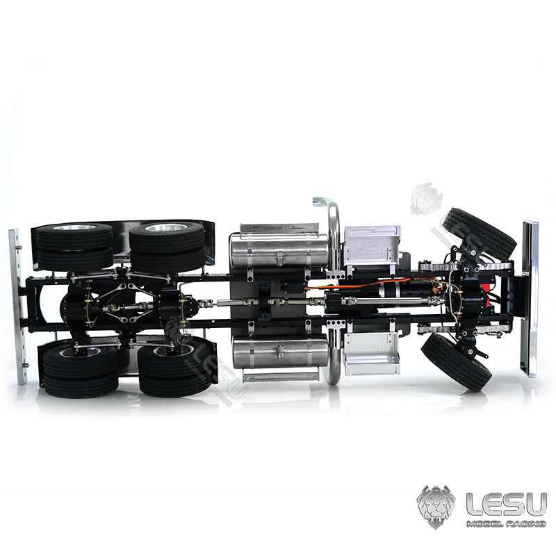 LESU 1/14 Scale Metal 6*6 Chassis for Remote Controlled Tractor Truck Motor Servo DIY Model W/O Battery Charger ESC