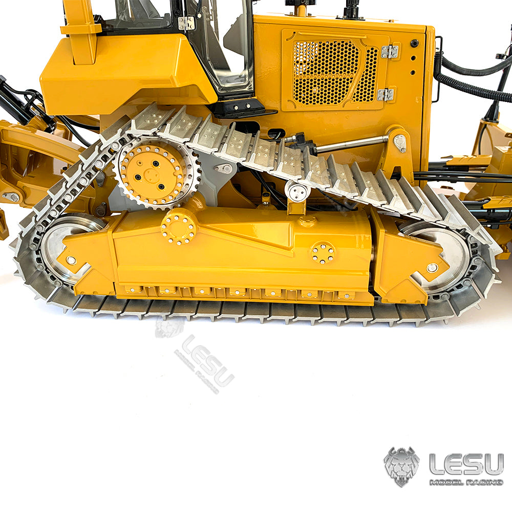 In Stock 1/14 LESU RTR Crawler Dozer Bulldozer RC Painted Assembled Hydraulic Model Aoue-DT60 W/ Motor ESC Light Sound No Controller Battery