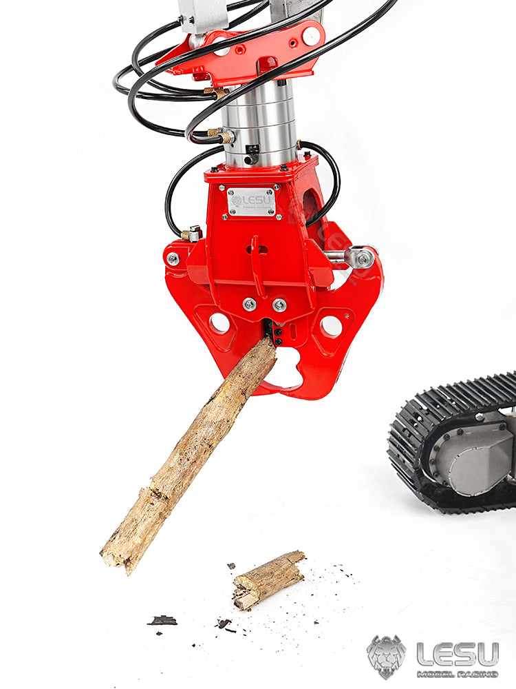 Metal Hydraulic Clamp Shear 270 Degree Rotatable for LESU 1/14 RC Hydraulic Excavator Remote Control Digger Vehicle Model Parts