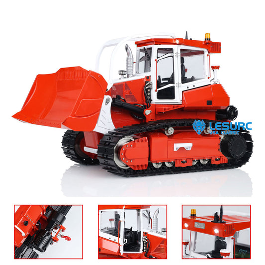 LESU Aoue 850K 1/14 RC Finished Dozer Metal Hydraulic Bulldozer Remote Control Emulated Engineering Vehicle Model Light Sound ESC