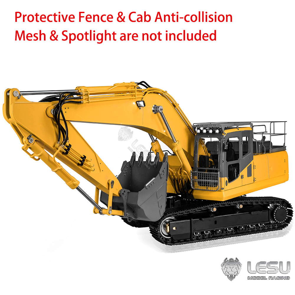 LESU PC360 1/14 Metal RC Hydraulic Excavator B0002 with 7CH Reversing Valves Light System DIY Construction Model for Hobby Builders