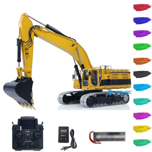 LESU 1/14 Hydraulic RC Excavator C374F Remote Control Digger Heavy Construction Car Flysky Paladin PL18EV LITE Radio 6CH Valve