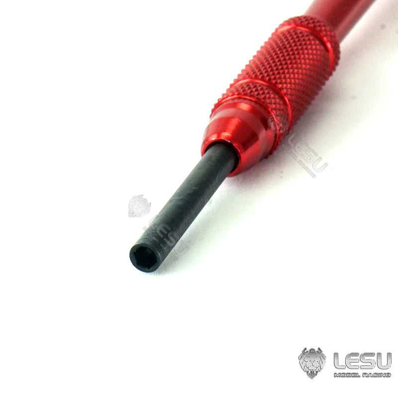 11.11 EXCLUSIVE GIFTS LESU 1.5mm/2.0mm/2.5mm/3.0mm Metal Screw Driver Tool 2.0mm/2.5mm/1.7mm/3.0mm Hexagonal Screwdriver for 1/14 RC Tractor Truck Model