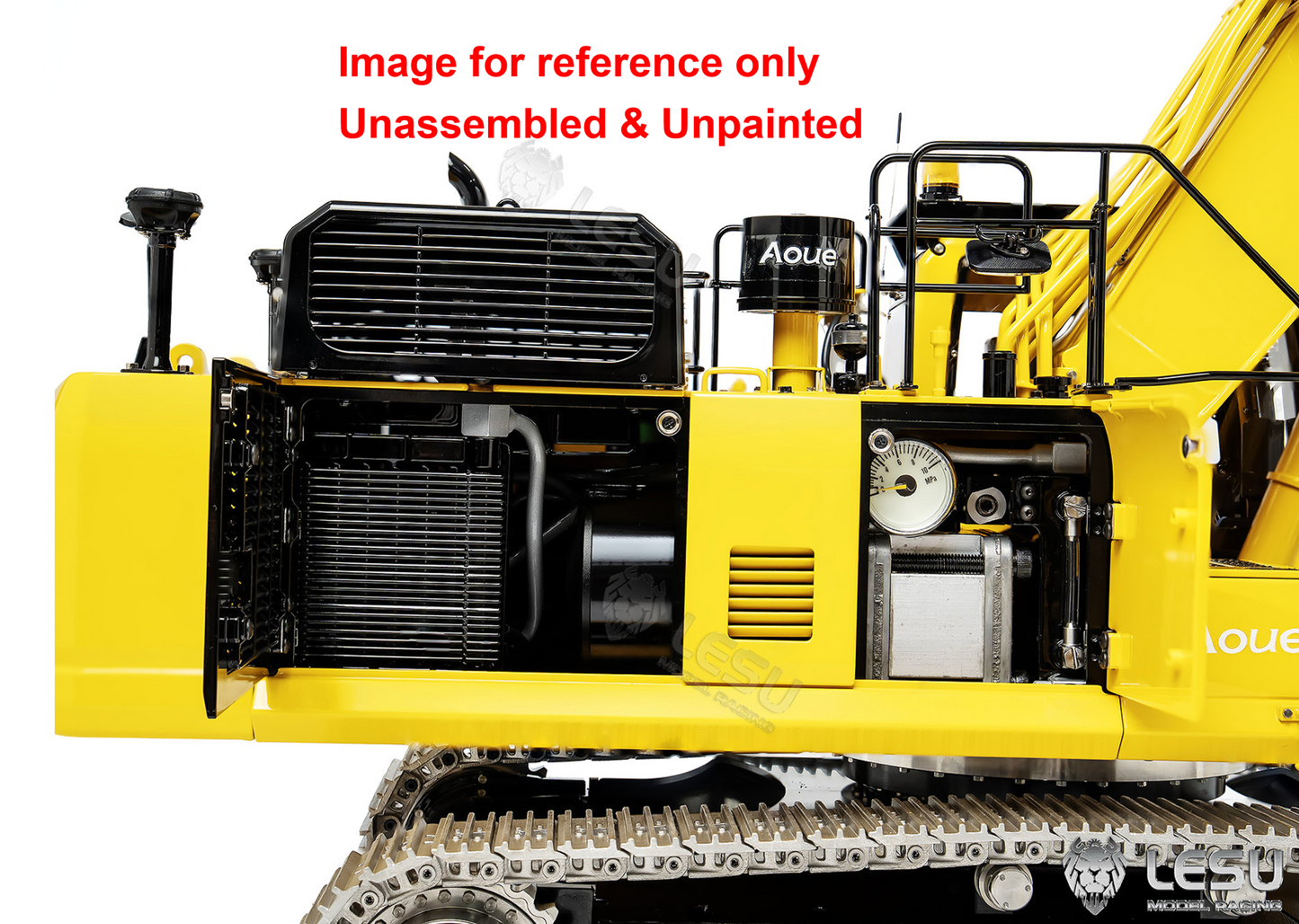LESU Aoue PC500 1/14 Metal RC Hydraulic Tracked Excavator KIT Painted RC Digger 7Ways Valve 3-4MPA Pump Light DIY Model
