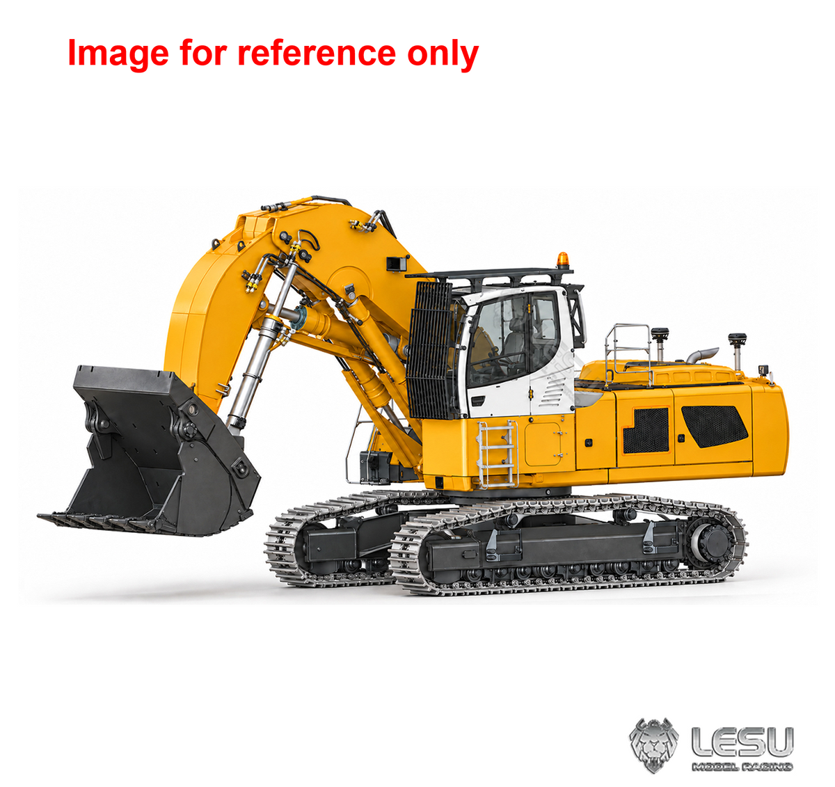 LESU LR956 1/14 Metal RC Front Shovel Digger B0031 Hydraulic Drive Dual Pumps 7CH Valve RTR/PNP Excavator with Light System