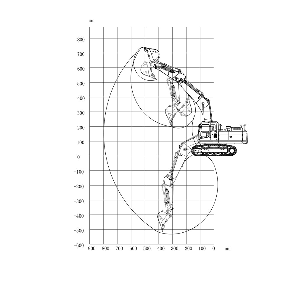LESU PC360 1/14 Metal RC Hydraulic Excavator B0002 with 7CH Reversing Valves Light System DIY Construction Model for Hobby Builders