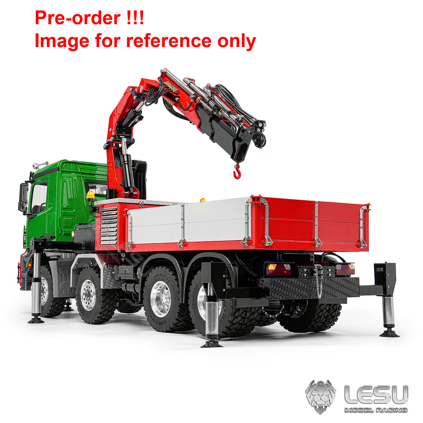 New Pre-Order Deposit 1/14 8x8 Crane Truck Remote Control Lorry
