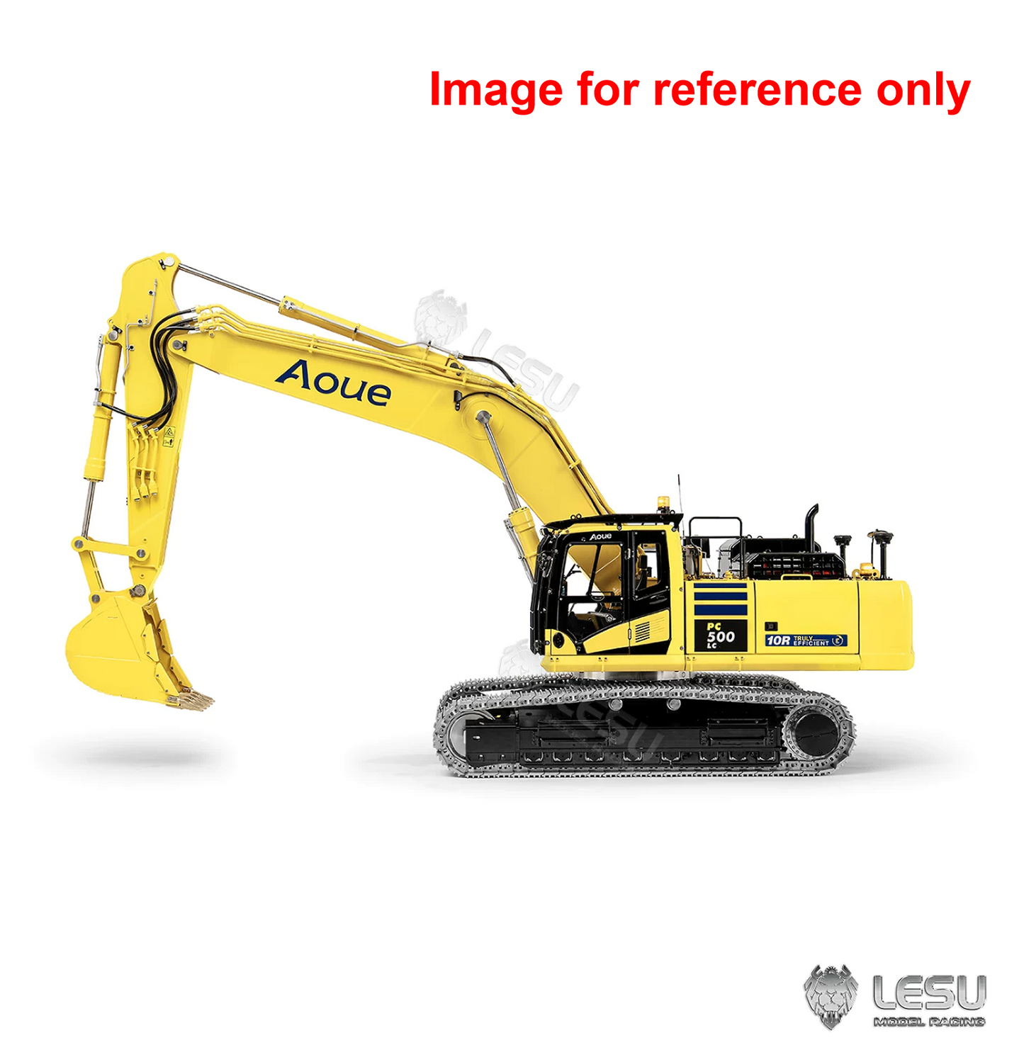 LESU Aoue PC500 1/14 Metal RC Hydraulic Tracked Excavator RC Digger Model 7Ways Valve 3-4MAP Pump Light System Assembled