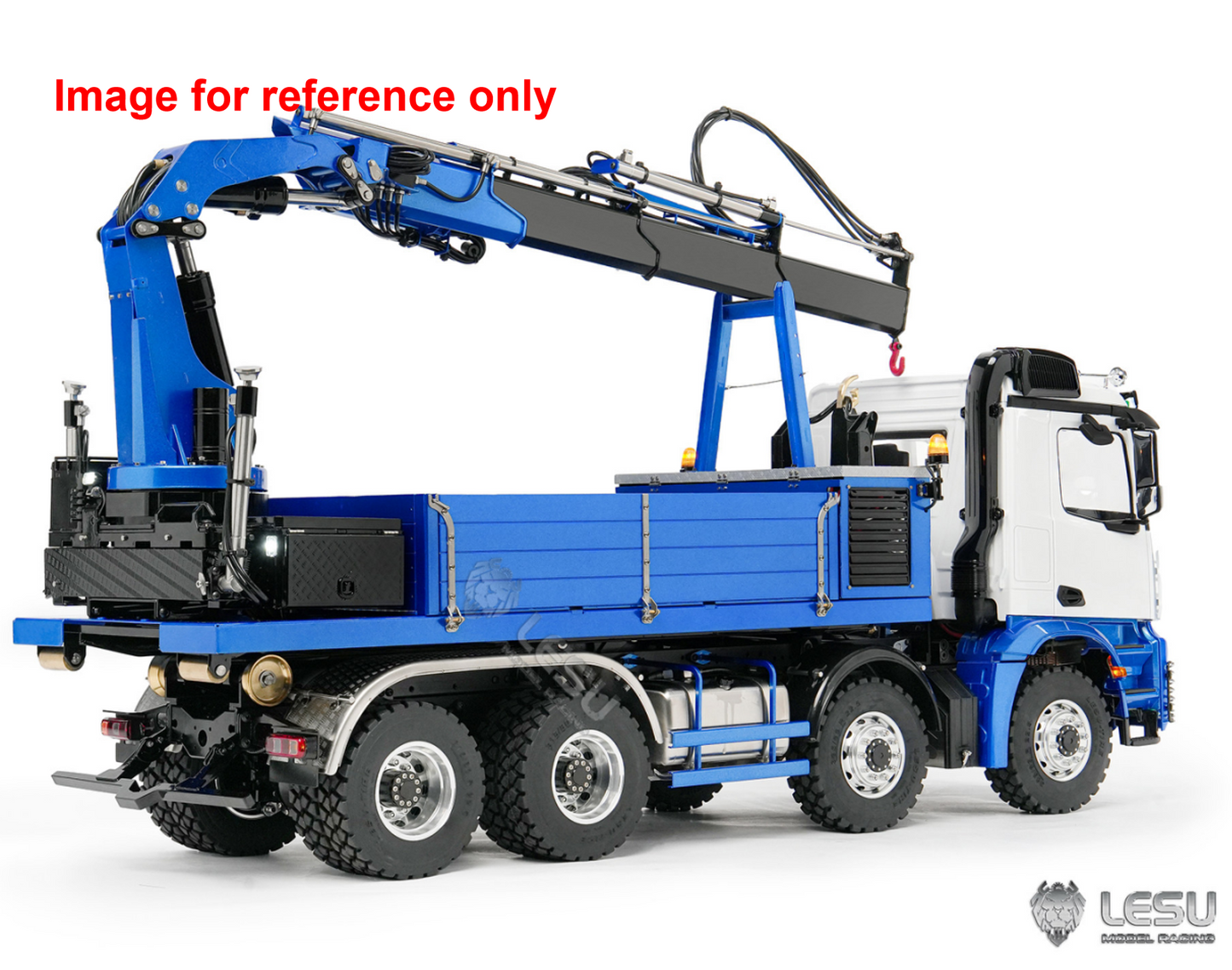 LIMITED-TIME SALE IN Stock LESU Z0108 1/14 RC Hydraulic Roll On off Dumper Truck Crane Unassembled Plastic Cabin Metal 8x8 Chassis Tipper Axles Lock 2+7CH Valve