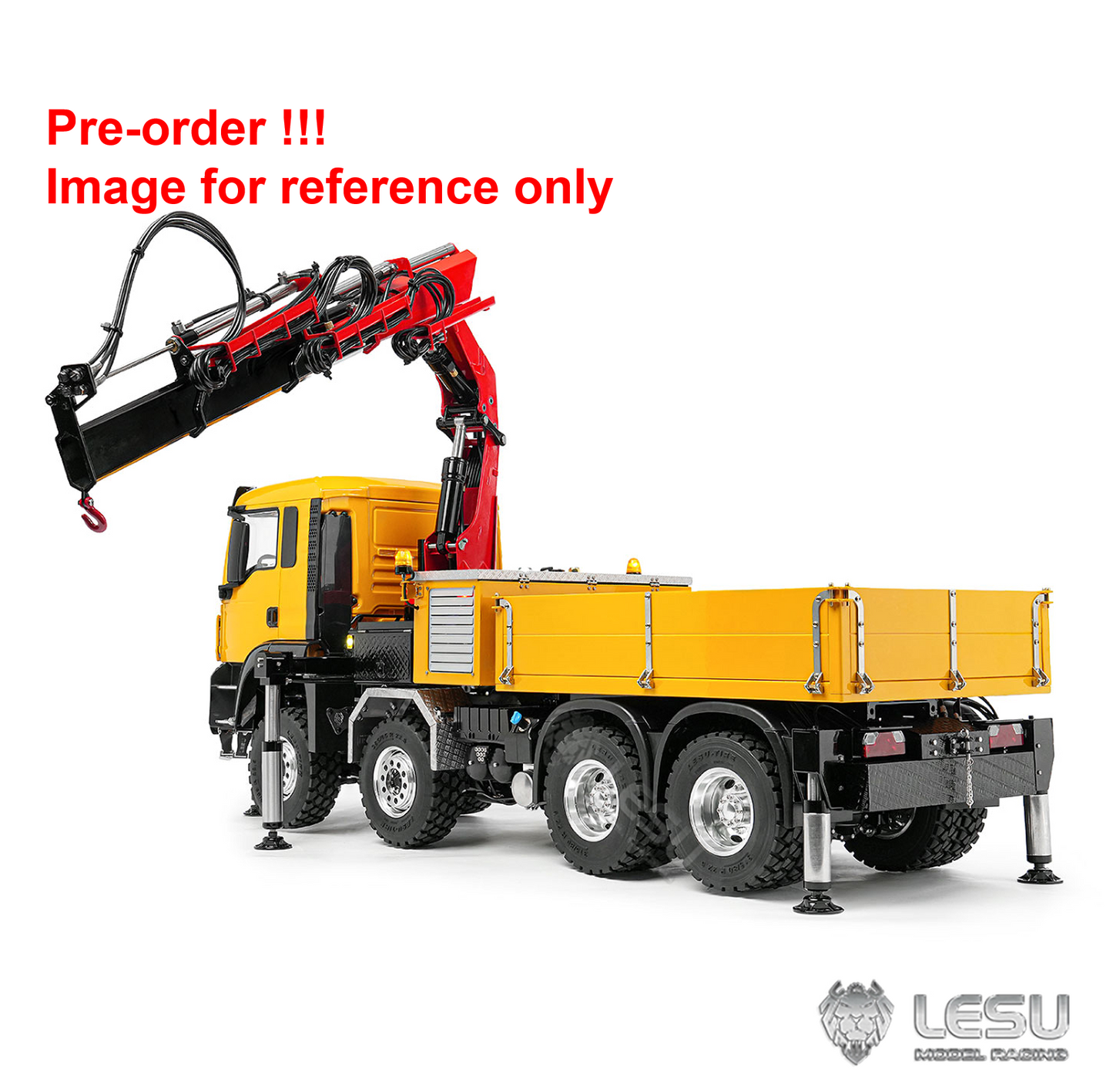 New Pre-Order Deposit 1/14 8x8 Crane Truck Remote Control Lorry