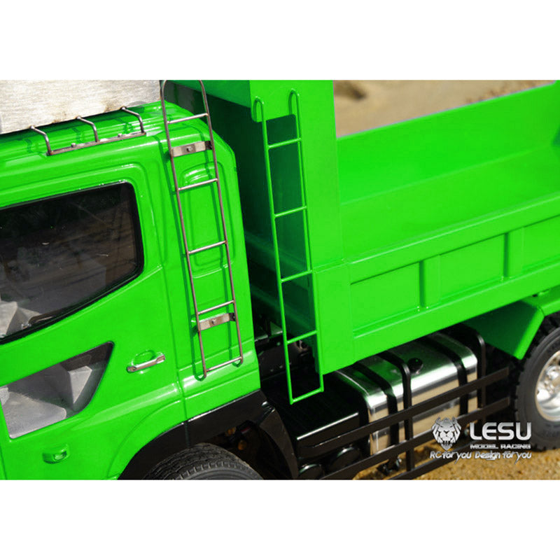 LESU Radio Controlled 6*6 Hydraulic Dumper Truck Motor ESC Servo FS-I6S Sound Light System for 1/14 Construction Vehicle