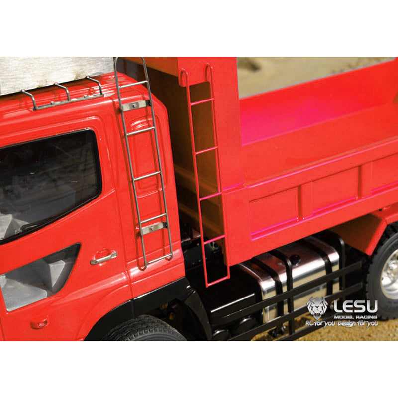 LESU Radio Controlled 6*6 Hydraulic Dumper Truck Motor ESC Servo FS-I6S Sound Light System for 1/14 Construction Vehicle